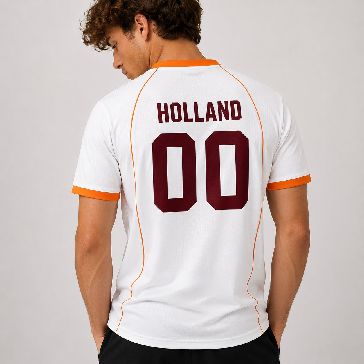 Dutchie Voetbalshirt (Eigen Rugnummer)