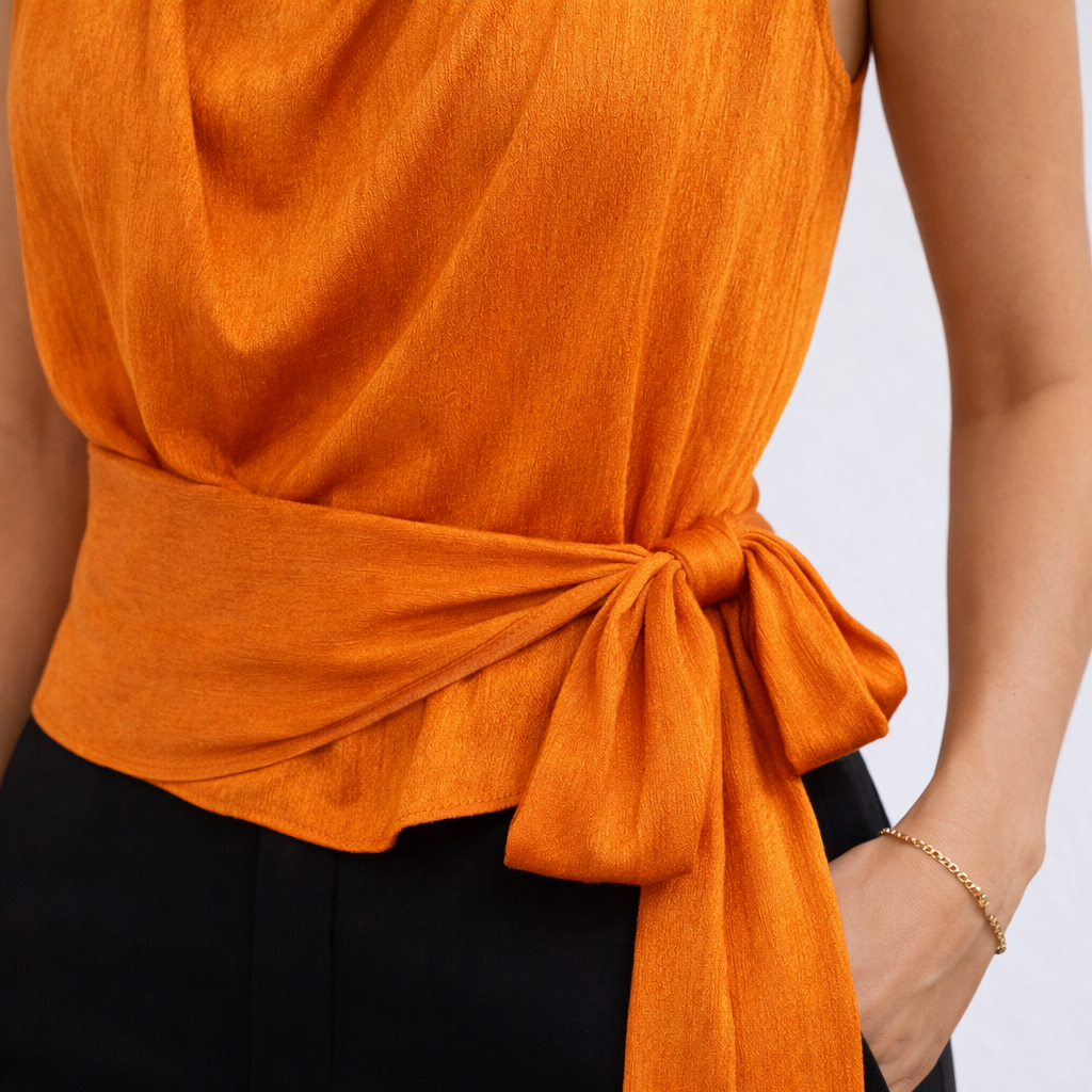 Asymmetric Lace-Up