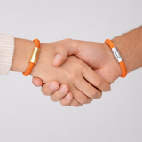 Handgeweven Leren Armband