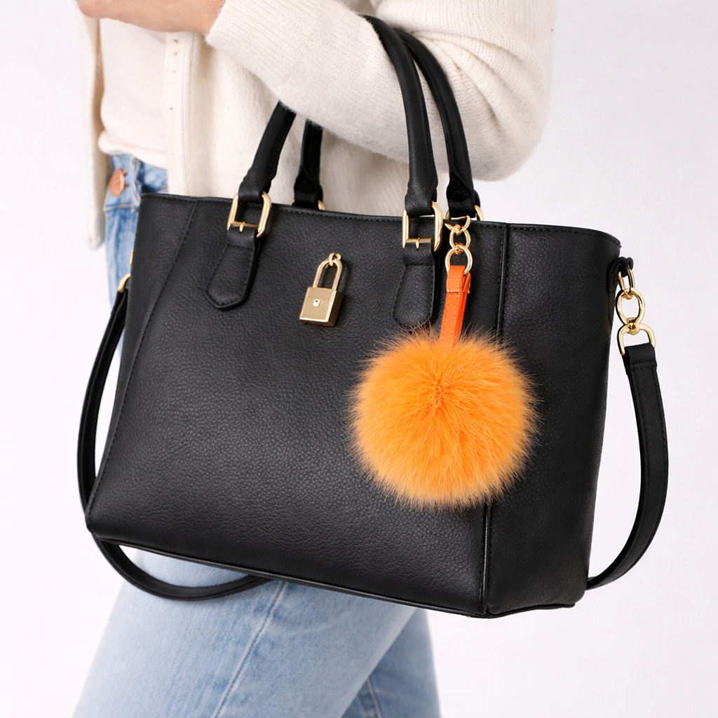Pluche Bont Tas Hanger