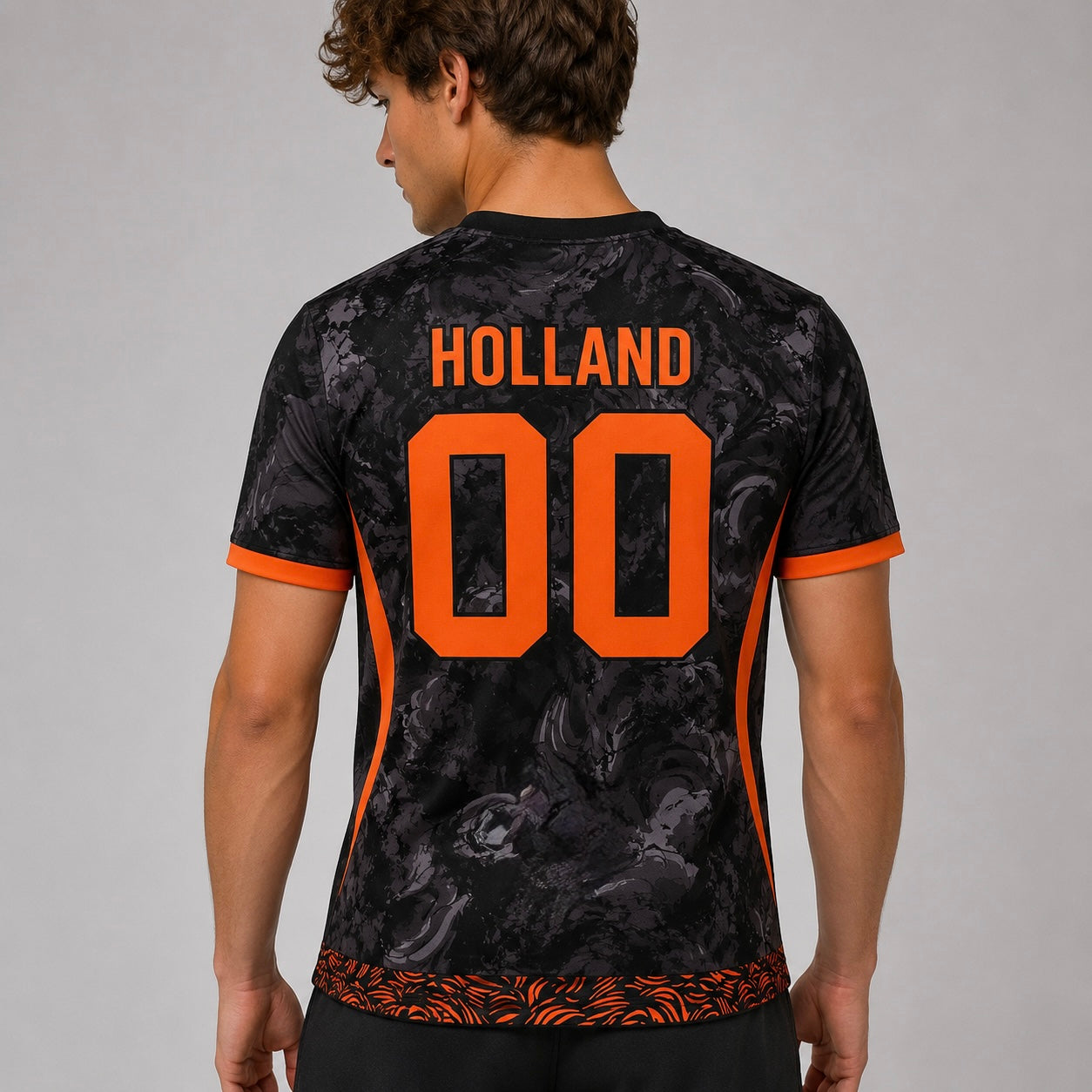 Dutchie Voetbalshirt (Eigen Rugnummer)