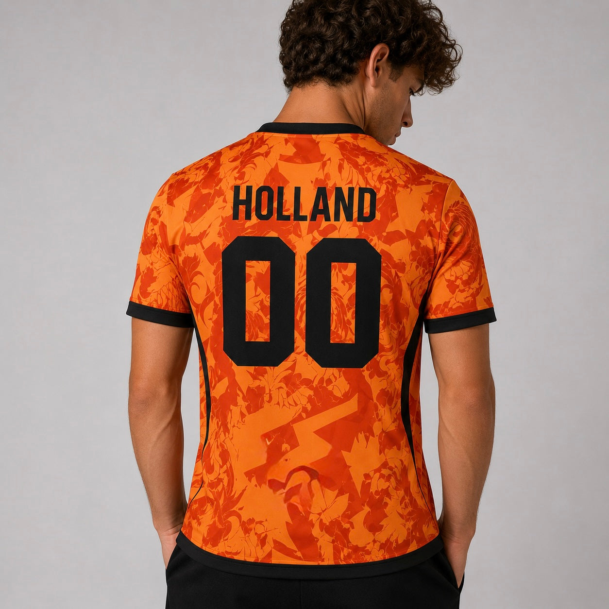 Dutchie Voetbalshirt (Eigen Rugnummer)