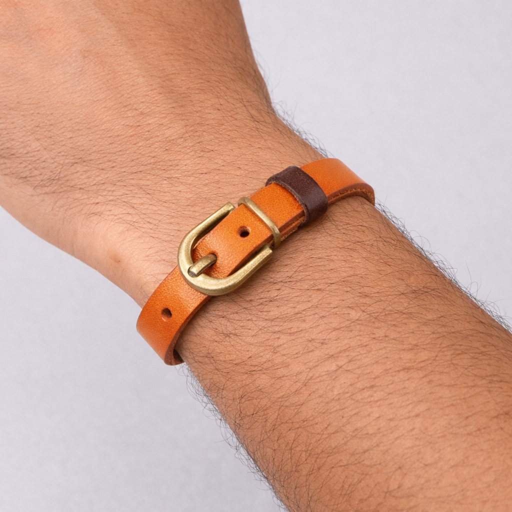Retro Punk Leren Armband Unisex