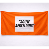 Custom Foto Oranje Vlag