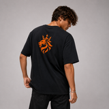 Oranje Corner Shirt Zwart