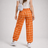 Vintage Plaid Wide Leg
