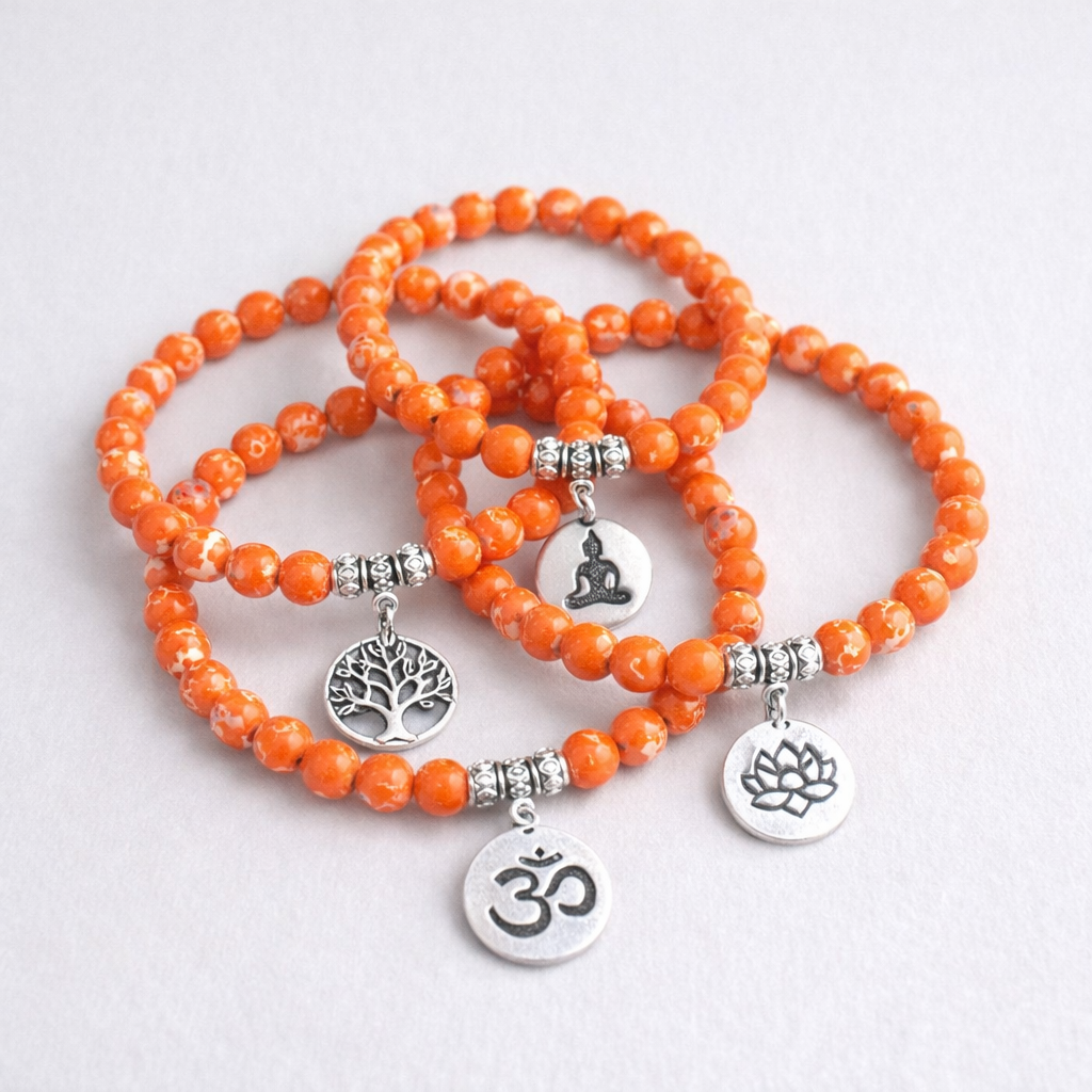 Natuursteen Mala Armband