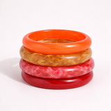 Vintage Resin Bangle Set