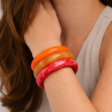 Vintage Resin Bangle Set