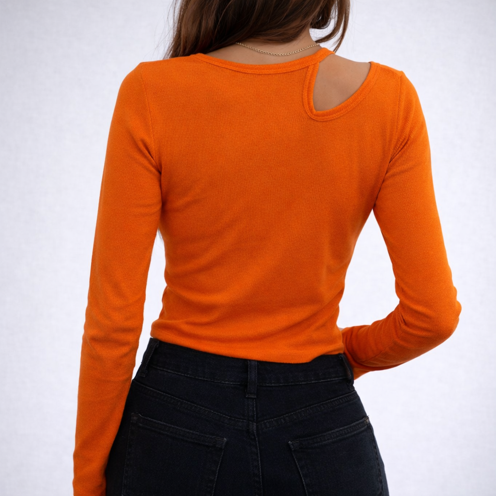 Cut-Out Long Sleeve