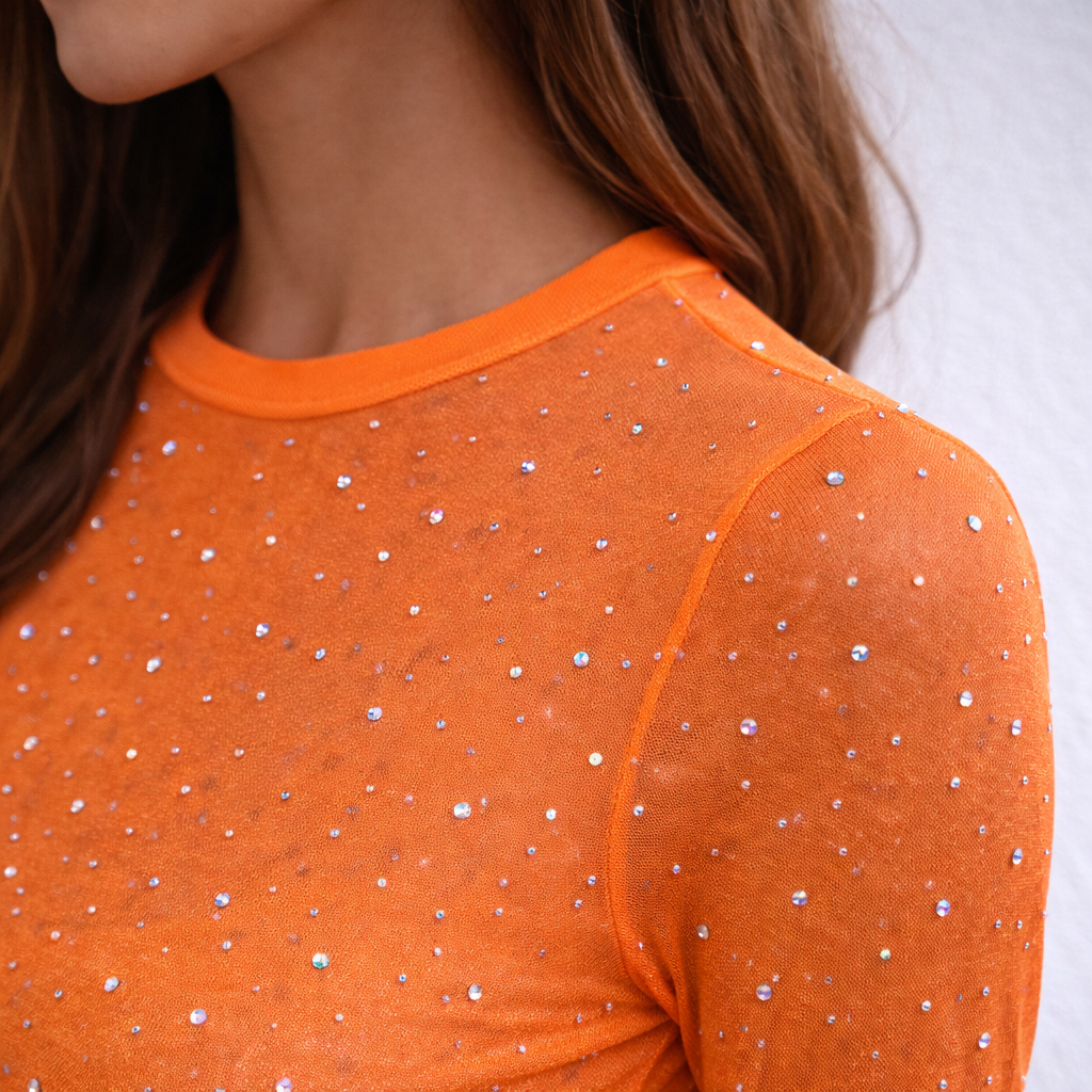 Rhinestone Mesh
