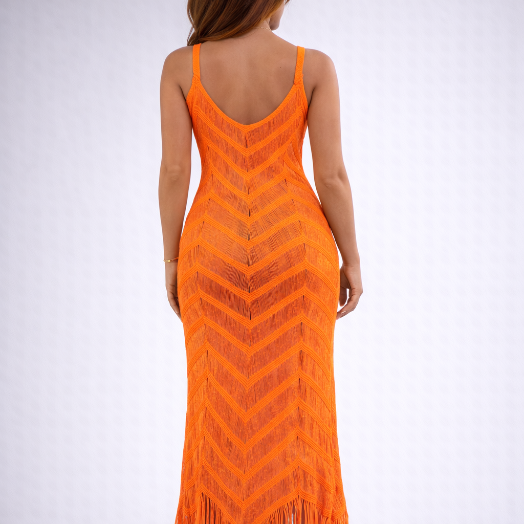 Hollow Sleeveless Summer Dress