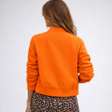 Casual Button-Up Bomber