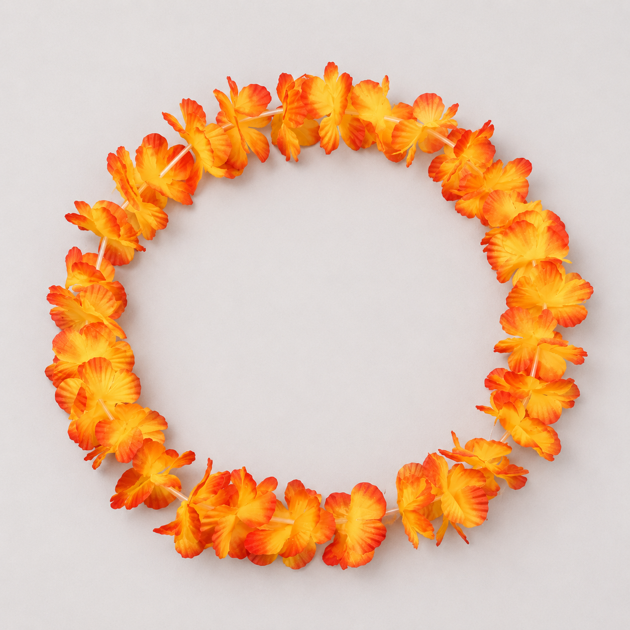 Oranje Bloemenketting
