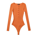 Ribbed Long Sleeve Bodysuit