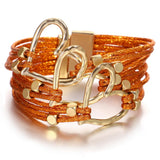 Chunky Leren Armband