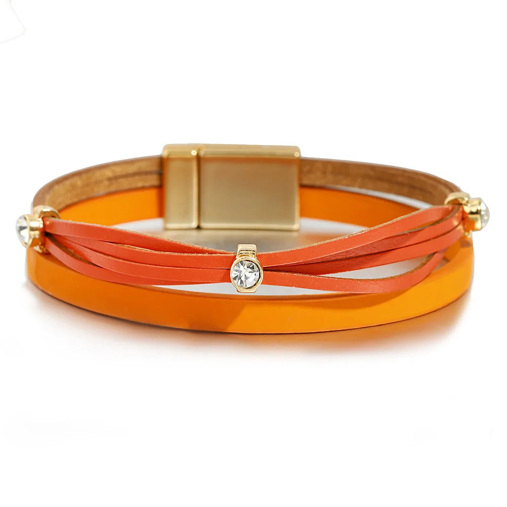 Chunky Leren Armband