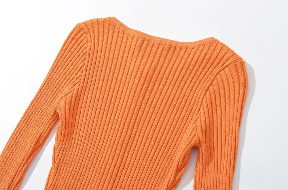 Ribbed Long Sleeve Bodysuit