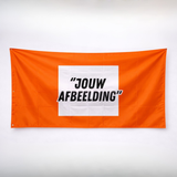 Custom Foto Oranje Vlag